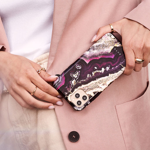 Purple Skies - Marble iPhone 15 Plus Case 27