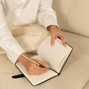 White Winter - Classy Marble Notebook 16