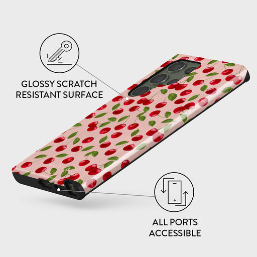 Afternoon Treat - Cherry Samsung Galaxy S23 Ultra Case 7