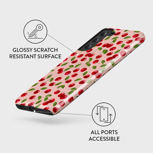 Afternoon Treat - Cherry Samsung Galaxy S21 FE Case 3