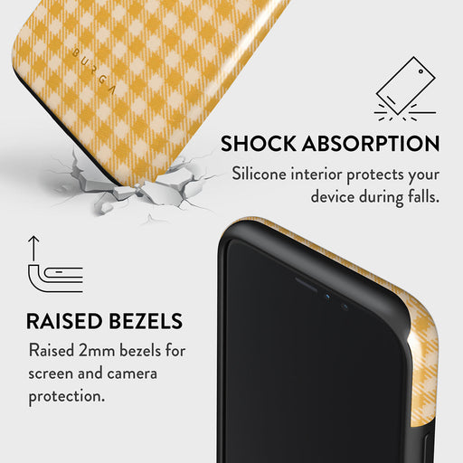 Tuscan Sun - Yellow Plaid iPhone 11 Case 8