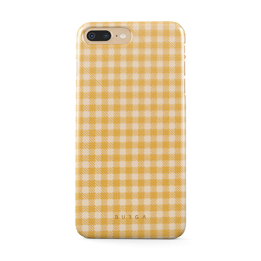 Tuscan Sun - Yellow Plaid iPhone 7 Plus / 8 Plus Case 1