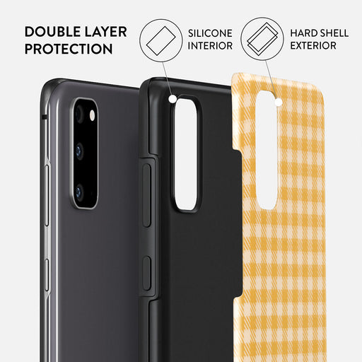 Tuscan Sun - Yellow Plaid Samsung Galaxy S20 FE 4G / 5G Case 6