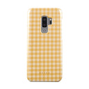 Tuscan Sun - Yellow Plaid Samsung Galaxy S9 Plus Case 1