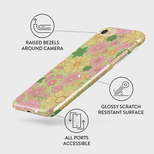 Amalfi Coast - Colorful Floral iPhone SE (2020) Case 3