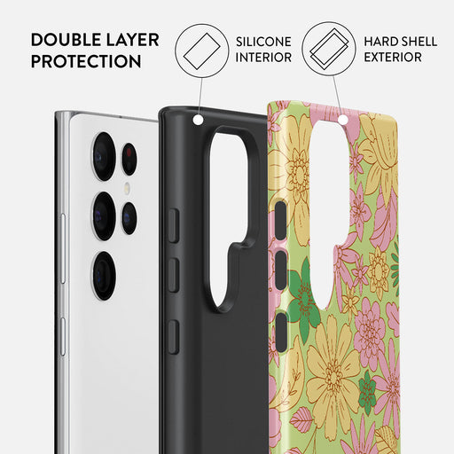 Amalfi Coast - Colorful Floral Samsung Galaxy S22 Ultra Case 6