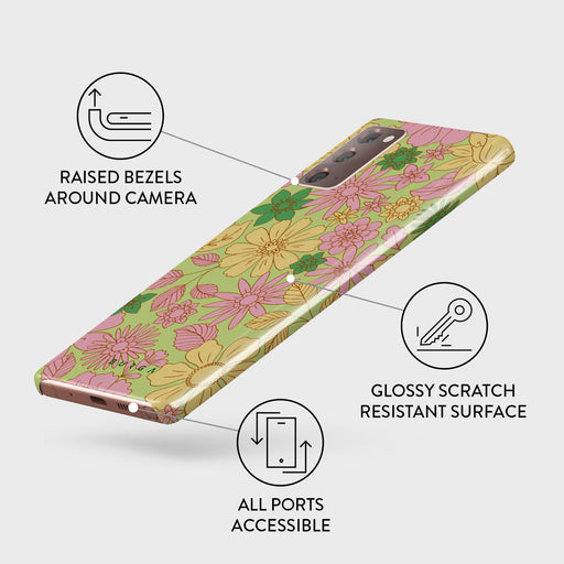 Amalfi Coast - Colorful Floral Samsung Galaxy Note 20 4G / 5G Case 3