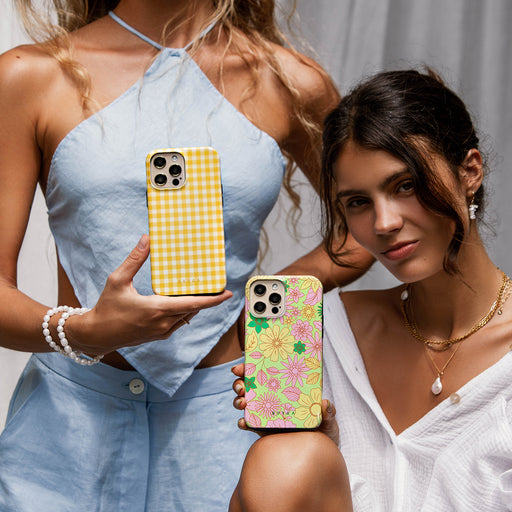 Tuscan Sun - Yellow Plaid iPhone 11 Case 28