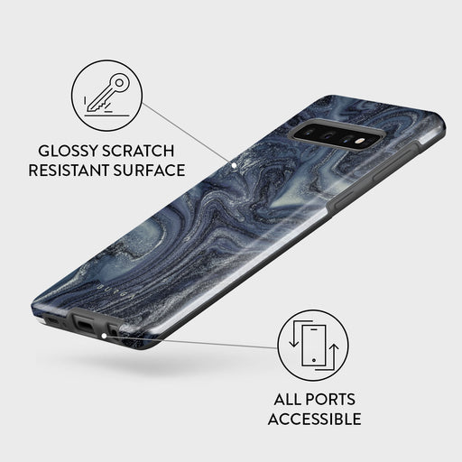 Navy Trench - Blue Samsung Galaxy S10 4G Case 7
