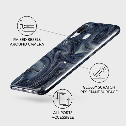 Navy Trench - Blue Samsung Galaxy A40 Case 3