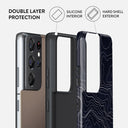 Drifting Shores - Line Art Samsung Galaxy S21 Ultra Case 6