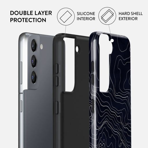 Drifting Shores - Line Art Samsung Galaxy S21 Case 6