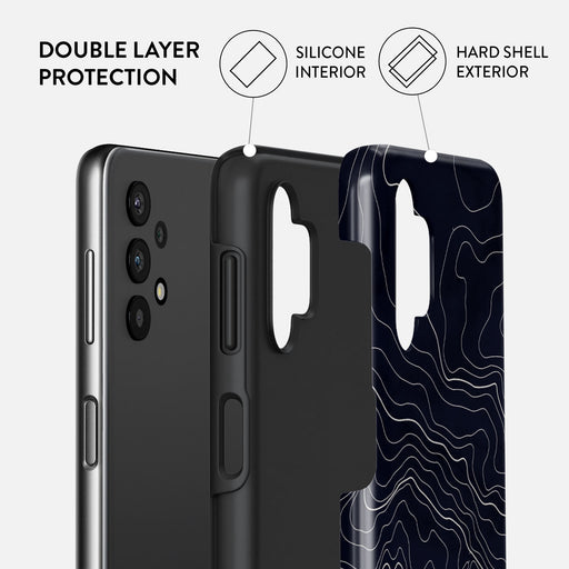 Drifting Shores - Line Art Samsung Galaxy A32 5G Case 2
