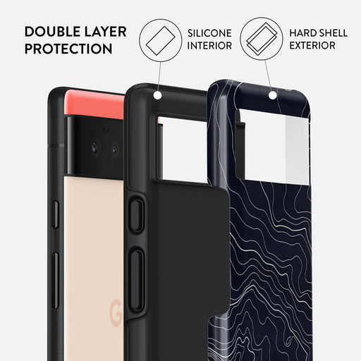 Drifting Shores - Line Art Google Pixel 6a Case 2