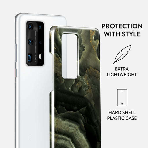 Misty Forest - Green Marble Huawei P40 Pro Plus Case 2