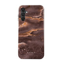 Fire Wood - Brown Marble Samsung Galaxy A14 5G Case