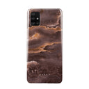 Fire Wood - Brown Marble Samsung Galaxy A71 4G Case 1