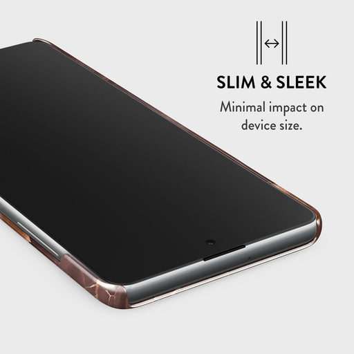 Fire Wood - Brown Marble Samsung Galaxy A71 4G Case 4