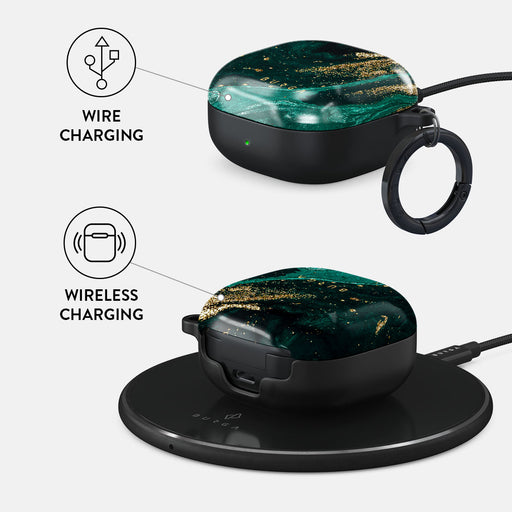 Emerald Pool - Elegant Samsung Galaxy Buds Pro Case 3