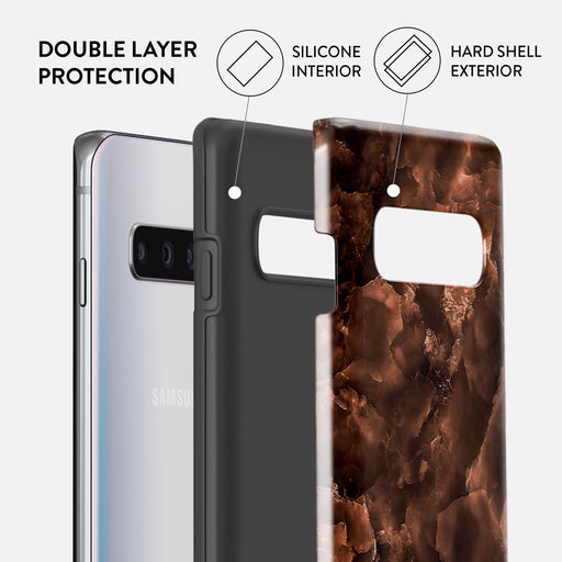 Toasted Chestnut - Brown Samsung Galaxy S10 4G Case 6