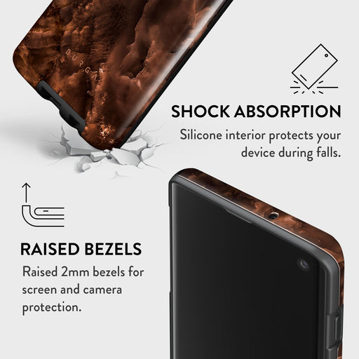 Toasted Chestnut - Brown Samsung Galaxy S10 4G Case 8