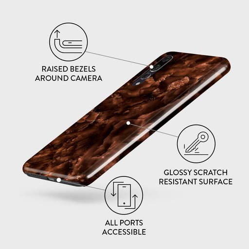 Toasted Chestnut - Brown Huawei P20 Case 3