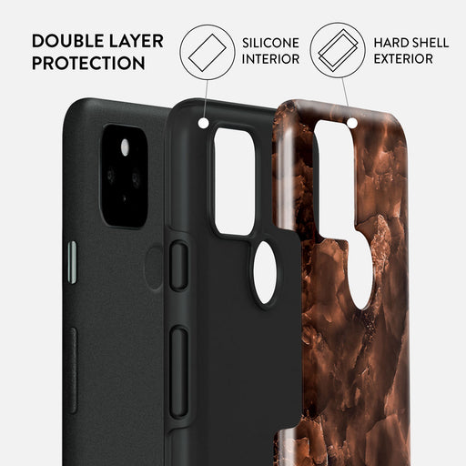 Toasted Chestnut - Brown Google Pixel 5 Case 6