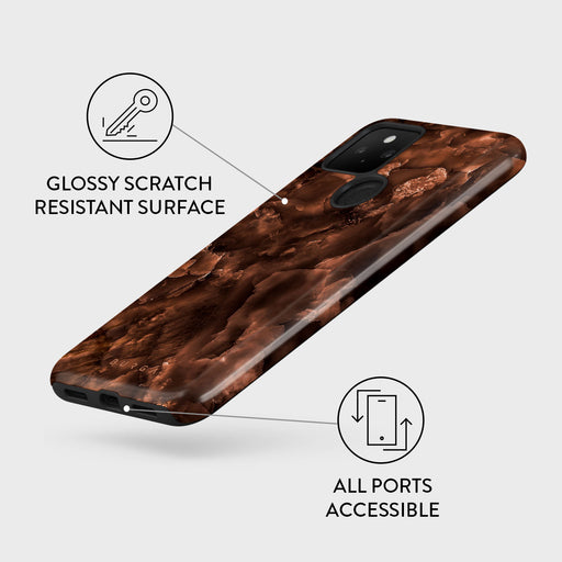 Toasted Chestnut - Brown Google Pixel 5 Case 7