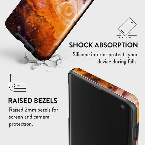 Pumpkin Spice - Orange Samsung Galaxy S10 4G Case 8
