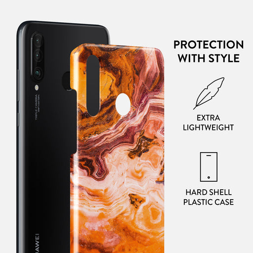 Pumpkin Spice - Orange Huawei P30 Lite Case 2