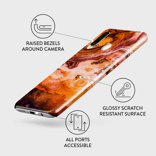 Pumpkin Spice - Orange Huawei P30 Lite Case 3