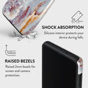 Frozen Leaves - Cute Marble Samsung Galaxy S21 FE Case 4