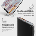 Frozen Leaves - Cute Marble Samsung Galaxy S10 4G Case 8