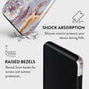Frozen Leaves - Cute Marble Samsung Galaxy A22 5G Case 4