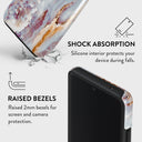 Frozen Leaves - Cute Marble Samsung Galaxy A53 Case 4
