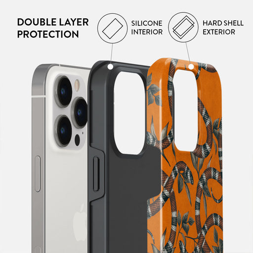 Bitter Apricot - Snake iPhone 13 Pro Case 6