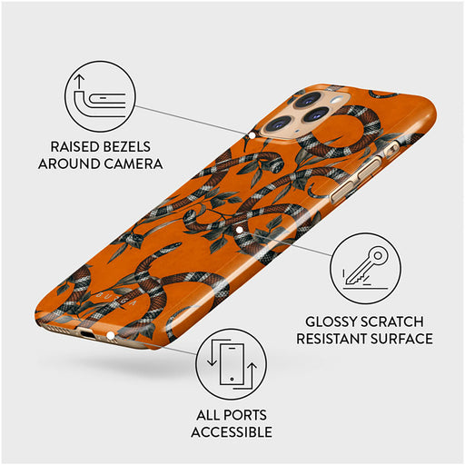 Bitter Apricot - Snake iPhone 11 Pro Case 3