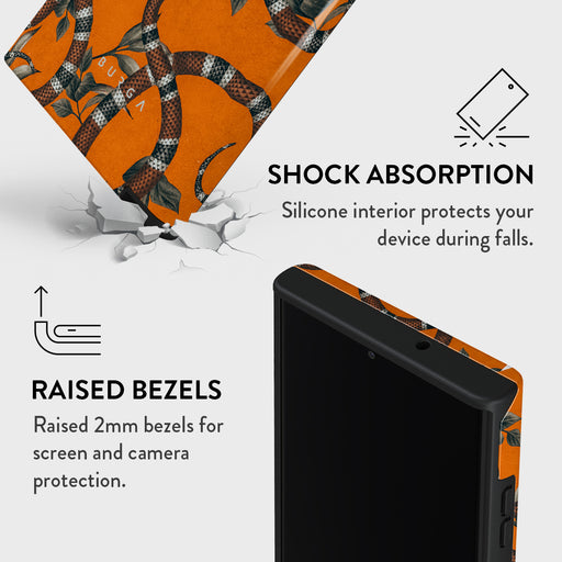 Bitter Apricot - Snake Samsung Galaxy S23 Ultra Case 8