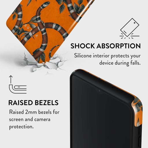 Bitter Apricot - Snake Samsung Galaxy A12 4G Case 8