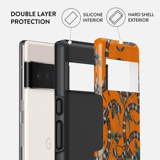 Bitter Apricot - Snake Google Pixel 6 Pro Case 2