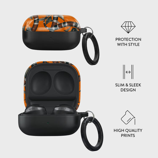 Bitter Apricot - Snake Samsung Galaxy Buds Live Case 4