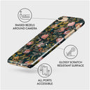 Bloomy Garden - Vintage iPhone SE (2022) Case 3