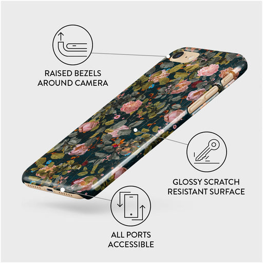 Bloomy Garden - Vintage iPhone SE (2022) Case 3