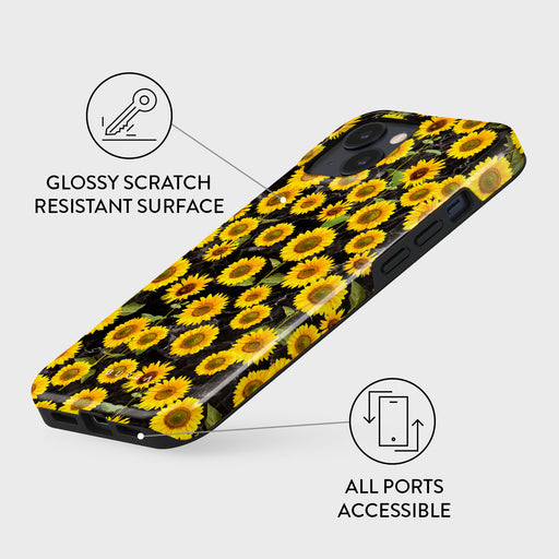 Sunflower Glimmer - iPhone 14 Case 7