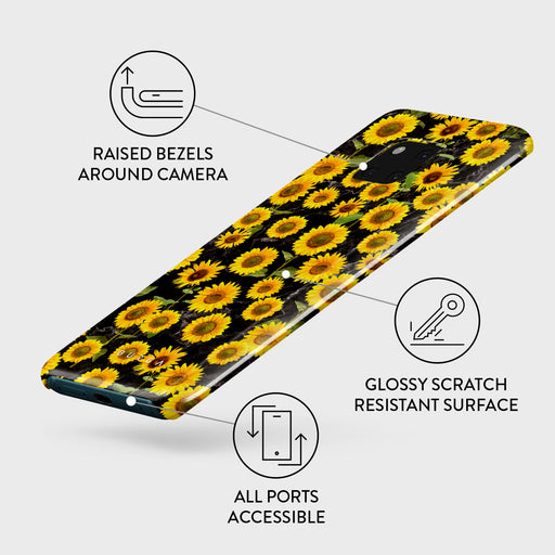 Sunflower Glimmer - Huawei Mate 20 Pro Case 3