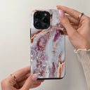 Frozen Leaves - Cute Marble Samsung Galaxy S9 Plus Case 9