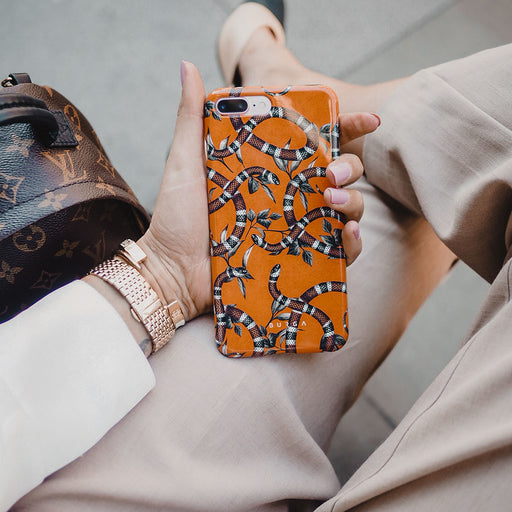 Bitter Apricot - Snake iPhone 14 Case 25