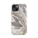 Snowstorm - Grey Marble iPhone 14 Plus Case 5