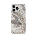 Snowstorm - Grey Marble iPhone 14 Pro Max Case 5
