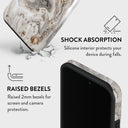 Snowstorm - Grey Marble iPhone 14 Pro Max Case 8